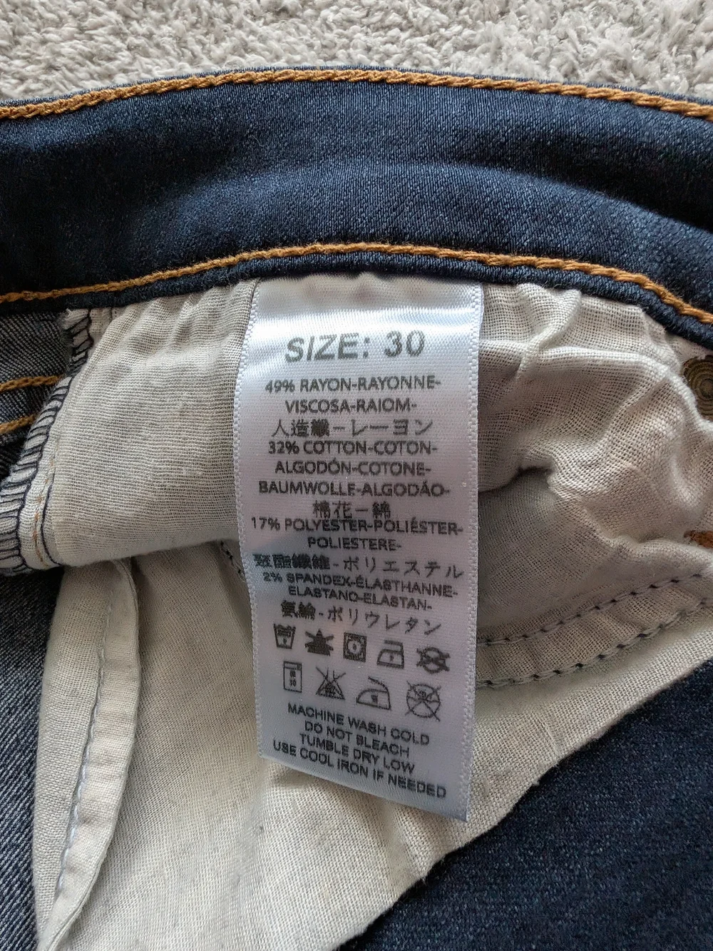 🌼B2G1🌼 Free People Dark Indigo Straight Leg Jeans NWOT